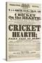 Dickens Playbill: 'The Cricket on the Hearth' at Theatre Royal, Derby, January 15th, 1846-null-Stretched Canvas