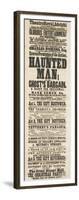 Dickens Playbill: 'The Haunted Man', at Adelphi Theatre Royal, 28th December 1848-null-Framed Giclee Print