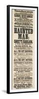 Dickens Playbill: 'The Haunted Man', at Adelphi Theatre Royal, 28th December 1848-null-Framed Giclee Print