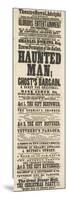 Dickens Playbill: 'The Haunted Man', at Adelphi Theatre Royal, 28th December 1848-null-Mounted Giclee Print