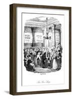 Dickens, Sketches by Boz-George Cruikshank-Framed Art Print