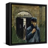 Dickens Was Allowed to Visit His Parents in Debtor's Prison on Sundays-Alberto Salinas-Framed Stretched Canvas