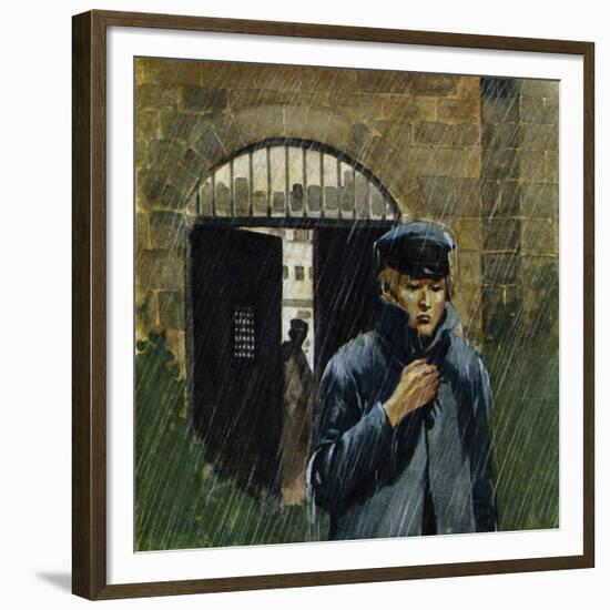 Dickens Was Allowed to Visit His Parents in Debtor's Prison on Sundays-Alberto Salinas-Framed Giclee Print