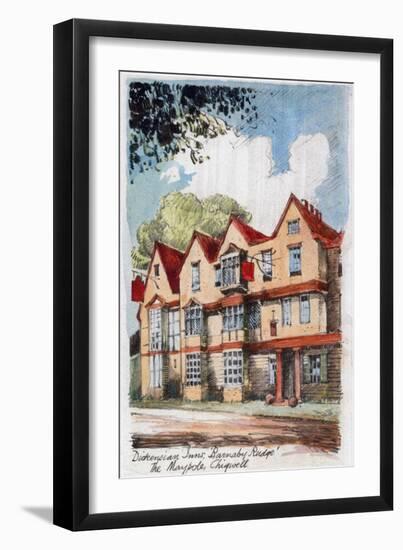 Dickensian Inns, Barnaby Rudge, the Maypole, Chigwell, C1800-1850-null-Framed Giclee Print