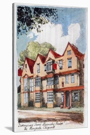 Dickensian Inns, Barnaby Rudge, the Maypole, Chigwell, C1800-1850-null-Stretched Canvas