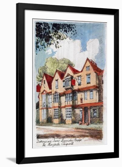 Dickensian Inns, Barnaby Rudge, the Maypole, Chigwell, C1800-1850-null-Framed Giclee Print