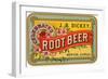 Dickey Root Beer Label-null-Framed Art Print