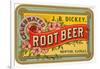 Dickey Root Beer Label-null-Framed Art Print