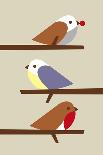 Singing Birds 2-Dicky Bird-Giclee Print