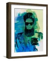 Dictator Watercolor 1-Lora Feldman-Framed Art Print