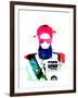 Dictator Watercolor 2-Lora Feldman-Framed Art Print