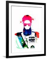 Dictator Watercolor 2-Lora Feldman-Framed Art Print