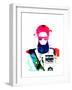 Dictator Watercolor 2-Lora Feldman-Framed Art Print