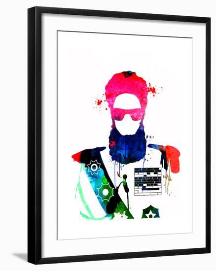 Dictator Watercolor 2-Lora Feldman-Framed Art Print