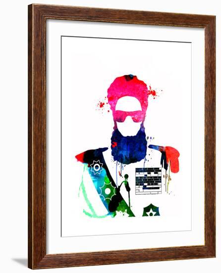 Dictator Watercolor 2-Lora Feldman-Framed Art Print