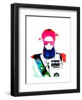 Dictator Watercolor 2-Lora Feldman-Framed Art Print