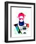 Dictator Watercolor 2-Lora Feldman-Framed Art Print