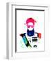 Dictator Watercolor 2-Lora Feldman-Framed Art Print