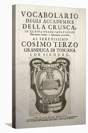 Dictionary of the Accademia Della Crusca-null-Stretched Canvas