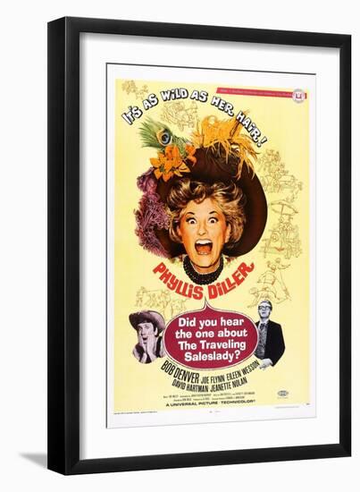 Did You Hear the One About the Traveling Saleslady?, 1968-null-Framed Art Print