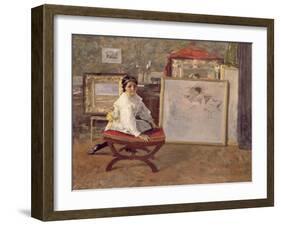 Did You Speak to Me?, C.1897-William Merritt Chase-Framed Giclee Print