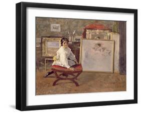 Did You Speak to Me?, C.1897-William Merritt Chase-Framed Giclee Print