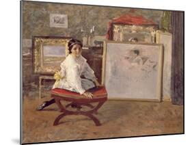 Did You Speak to Me?, C.1897-William Merritt Chase-Mounted Giclee Print