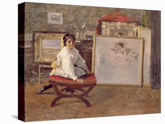 Did You Speak to Me?, C.1897-William Merritt Chase-Stretched Canvas