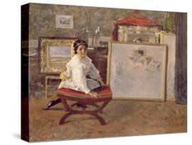 Did You Speak to Me?, C.1897-William Merritt Chase-Stretched Canvas