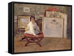 Did You Speak to Me?, C.1897-William Merritt Chase-Framed Stretched Canvas