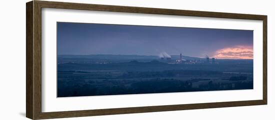 Didcot Power Station at Dusk, Oxfordshire, England, United Kingdom, Europe-Ian Egner-Framed Photographic Print