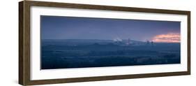 Didcot Power Station at Dusk, Oxfordshire, England, United Kingdom, Europe-Ian Egner-Framed Photographic Print