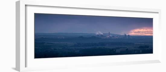 Didcot Power Station at Dusk, Oxfordshire, England, United Kingdom, Europe-Ian Egner-Framed Photographic Print