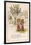 Diddlty Diddlty Dumpty the Cat Ran up the Plum Tree-Kate Greenaway-Framed Art Print