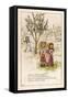 Diddlty Diddlty Dumpty the Cat Ran up the Plum Tree-Kate Greenaway-Framed Stretched Canvas