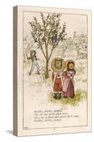 Diddlty Diddlty Dumpty the Cat Ran up the Plum Tree-Kate Greenaway-Stretched Canvas