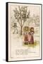 Diddlty Diddlty Dumpty the Cat Ran up the Plum Tree-Kate Greenaway-Framed Stretched Canvas