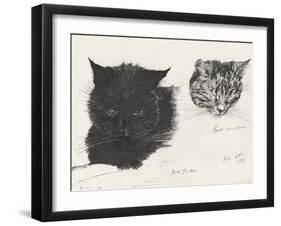 Diddybigface and Colliebeastie, 1996-Vincent Alexander Booth-Framed Premium Giclee Print