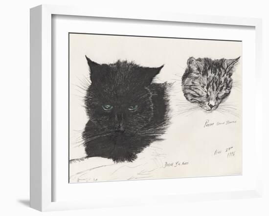 Diddybigface and Colliebeastie, 1996-Vincent Alexander Booth-Framed Premium Giclee Print