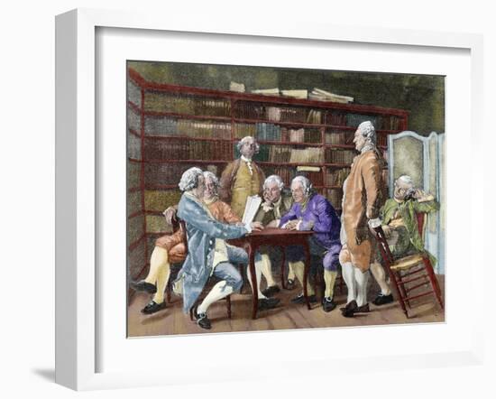 Diderot, Denis (1713-1784)-null-Framed Giclee Print