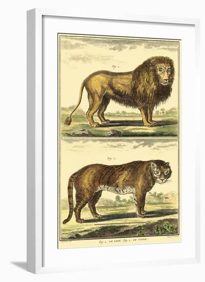 Diderot's Lion and Tiger-Denis Diderot-Framed Art Print