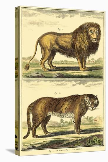 Diderot's Lion and Tiger-Denis Diderot-Stretched Canvas