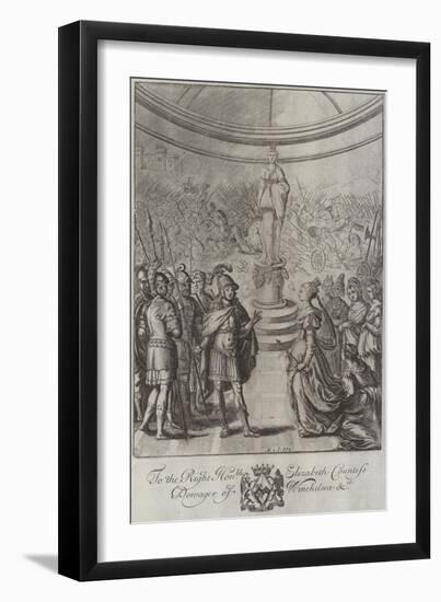 Dido and Aeneas in Carthage-null-Framed Giclee Print