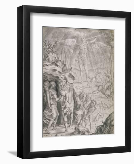 Dido and Aeneas Sheltering in a Cave-Francis Cleyn-Framed Giclee Print