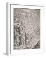 Dido and Aeneas Sheltering in a Cave-Francis Cleyn-Framed Giclee Print