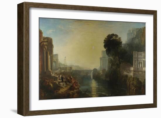 Dido Building Carthage (The Rise of the Carthaginian Empire), 1815-JMW Turner-Framed Premium Giclee Print