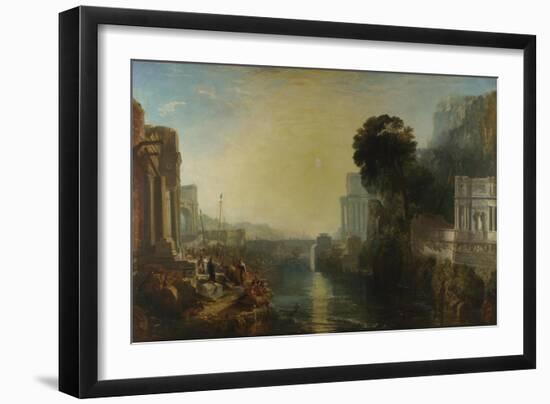 Dido Building Carthage (The Rise of the Carthaginian Empire), 1815-JMW Turner-Framed Premium Giclee Print