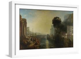 Dido Building Carthage (The Rise of the Carthaginian Empire), 1815-JMW Turner-Framed Premium Giclee Print