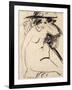 Dido with Hat-Ernst Ludwig Kirchner-Framed Giclee Print