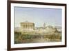 Die Akropolis Von Athen Zur Zeit des Perikles 444 V.Chr, 1851-Ludwig Lange-Framed Giclee Print